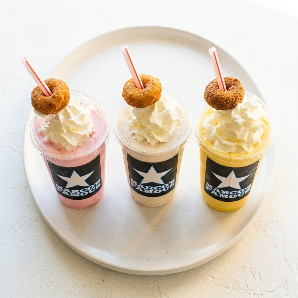 Real ice cream milkshake from Marcos Famous Edmonton